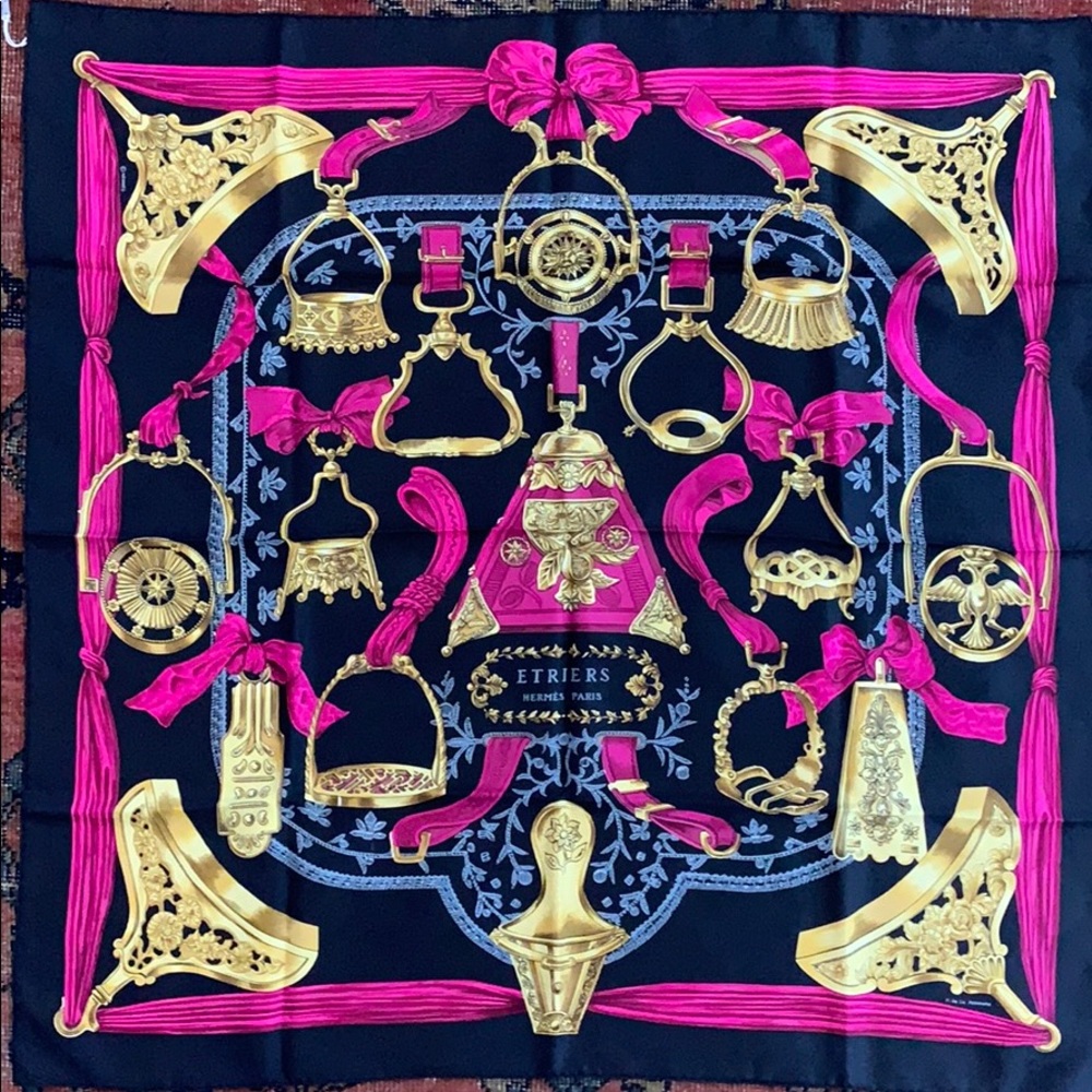 Hermes Etriers scarf